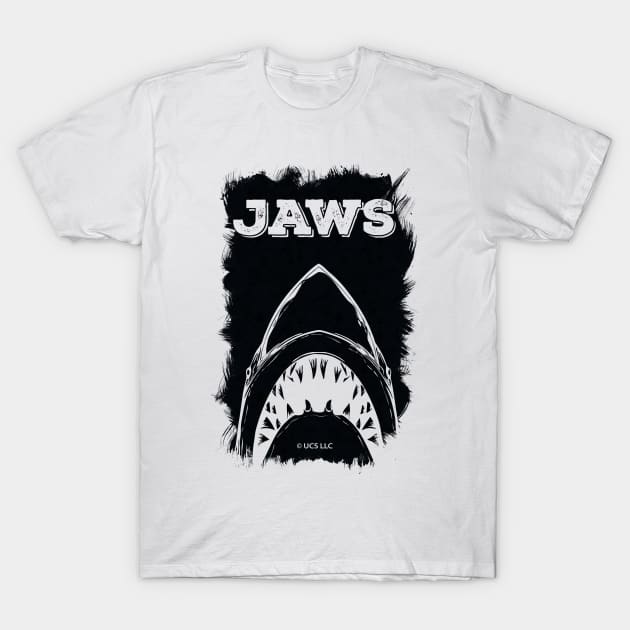 JAWS Abstract Minimalistic Fan Art Movie Poster Design T-Shirt by Naumovski